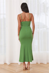 Magic To You Maxi Dress Green