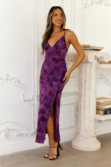Blossom Breeze Maxi Dress Purple