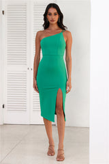 HELLO MOLLY Taking It Back Dress Green