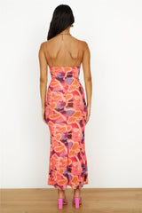 Vivid Colors Maxi Dress Sorbet