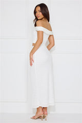 Secret World Maxi Skirt White