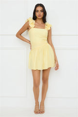Copenhagen Charm Mini Dress Yellow