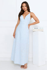 Soft Moonbeam Maxi Dress Blue