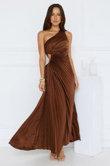 Season Of Weddings Maxi Dress Brown