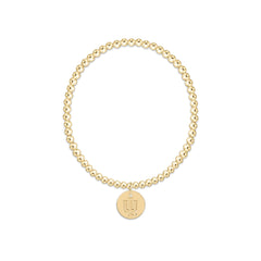 eCOLLEGIATE Classic Gold 3mm Bracelet - Indiana University