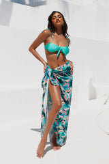 Shell Melodies Maxi Skirt Blue