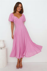 Relaxing Days Midi Dress Purple