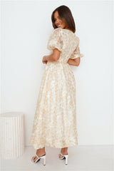 Dancing Delicates Maxi Dress Yellow