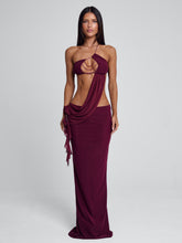 Raer Burgundy Maxi Dress