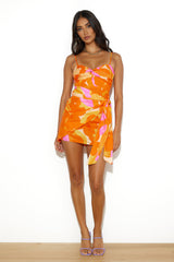 Hottest Shade Mini Dress Orange