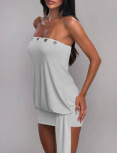 Ravenna Mini Dress - Cool Slate