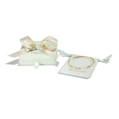 Cherish Gold Bangle Bracelet Small