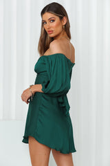Fate Found Us Dress Forest Green