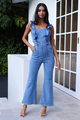 Time Goes By Jumpsuit Denim