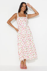 Cupcakes For You Midi Dress White