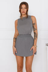 Everyday Icon Knit Top Grey