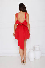 Daydreaming In Paris Mini Dress Red