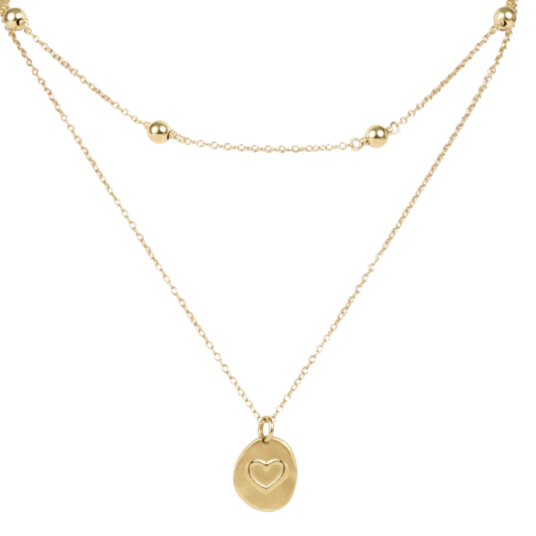 e's go-to gift layers - gold small inspire love